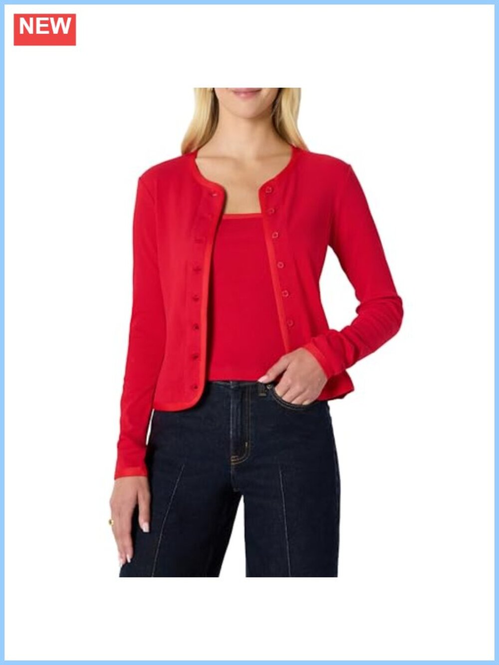 Slim Fit Ribbed Knit Cardigan and Cami Set with Removable Straps